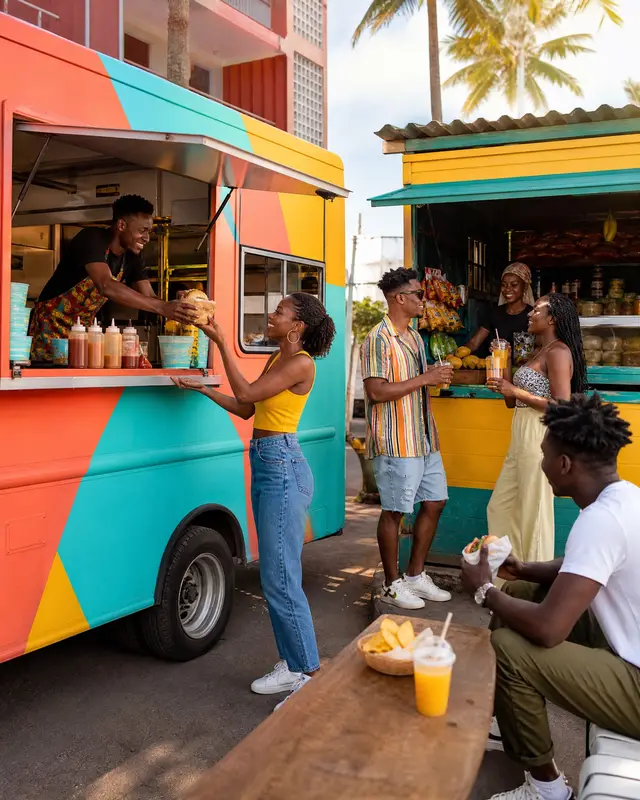 Food trucks e quiosques